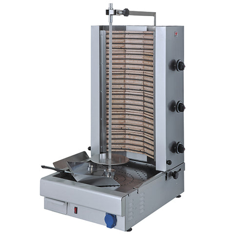 Gril à Kebab Électrique Avec 3 Zones De Chauffage, Moteur Inférieur, 70 Kg, 9831N